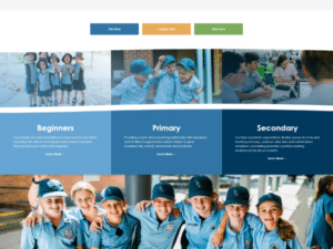 Belmont Christian College School Website Design