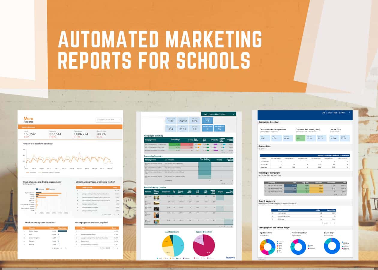 Automated Marketing Reports For Schools