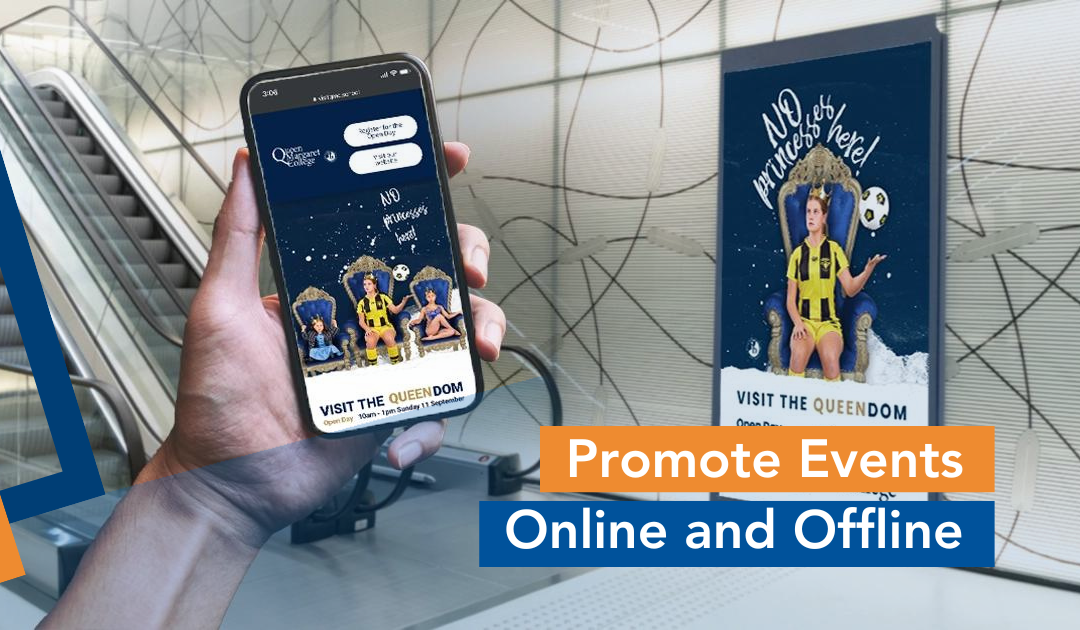 How you can promote your event online and offline